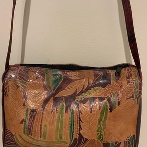 Leather crossbody